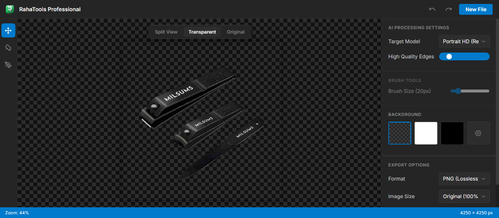Transparent Result