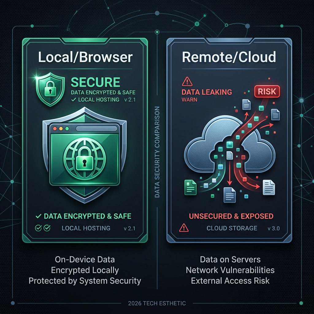 Privacy Comparison: Browser Local vs Cloud Processing