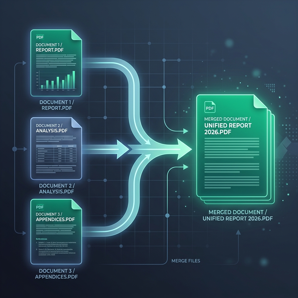 PDF Merging Workflow: Combine multiple files into one seamless document