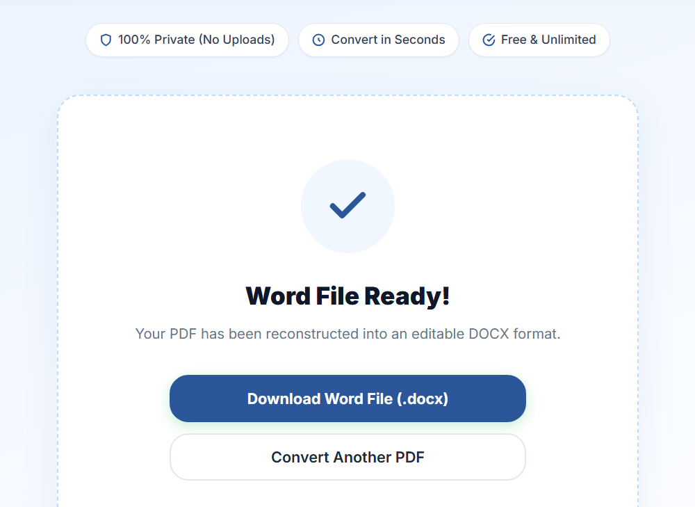 High-Fidelity Word Output