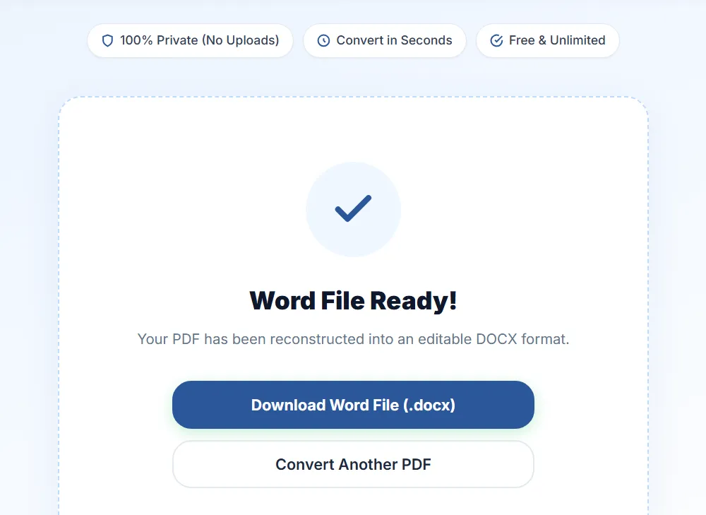 High-Fidelity Word Output